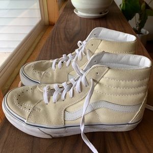 Vans Sk8-Hi in cream/ off white